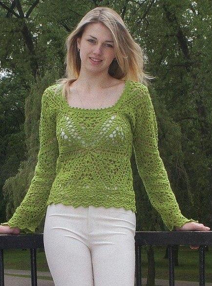 Esquema Crochet Pullover